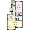 花屋敷Ⅰの間取り画像