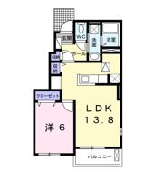 セイバリー 藤Ⅰの間取り画像