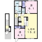リヴィエールⅠの間取り画像