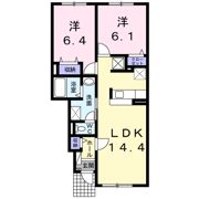 リヴィエールⅡの間取り画像