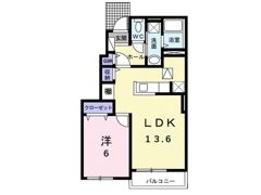 フォレスタⅡ Aの間取り画像