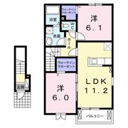 ラ ルーチェAの間取り画像