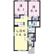 コリーヌⅠの間取り画像