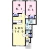 コリーヌⅠの間取り画像