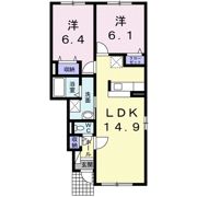 コリーヌⅠの間取り画像