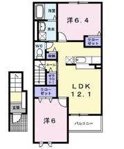 ブラウニーガーデン Ⅵの間取り画像