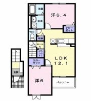 ブラウニーガーデン Ⅵの間取り画像