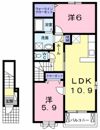 ソレアードAの間取り画像