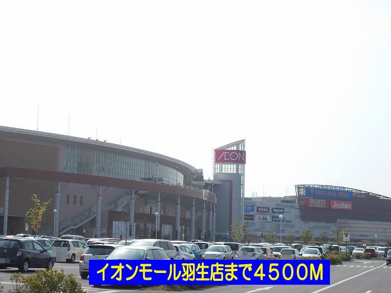 近くのイオンモール羽生まで4,500m(徒歩57分)