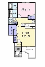 リリーの間取り画像