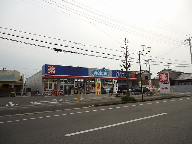 近くのウエルシア君津西坂田店まで300m(徒歩4分)