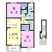 アルバーダ Bの間取り画像