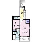 ジェルメ南葛西Ⅱ－Aの間取り画像