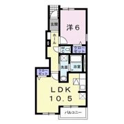 クレアコート Ⅲの間取り画像