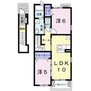 クレアコート Ⅲの間取り画像