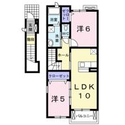 クレアコート Ⅲの間取り画像