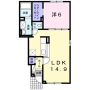 Crea－J．cの間取り画像