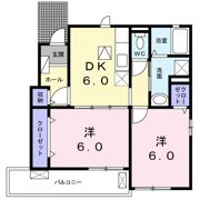 サン・ユウキ旭ヶ丘の間取り画像