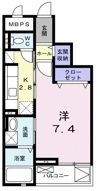 グローリアクエントの間取り画像