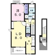 NJ向山の間取り画像