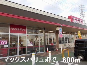 近くのマックスバリュまで600m(徒歩8分)