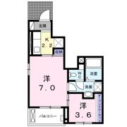 サンムーン ゴールドスター 2の間取り画像