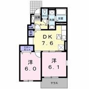 グレーシア Bの間取り画像