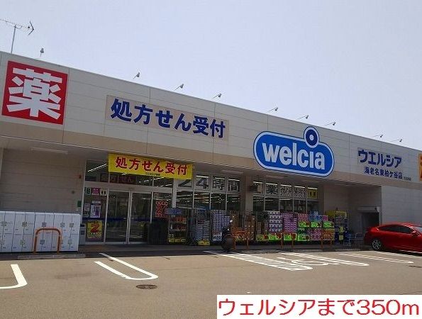 近くのウェルシアまで350m（徒歩5分）