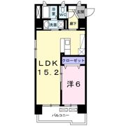 ベルフラワー大野城の間取り画像