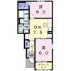 ボヌール Ⅱの間取り画像