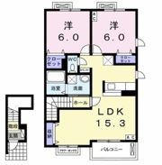 オ・ソレイユDの間取り画像