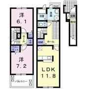 セレッソCの間取り画像