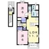 サンブリーゼ東山Dの間取り画像