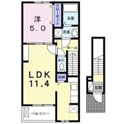 ミルネハイツB＆Wの間取り画像