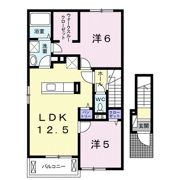 プラシード Aの間取り画像