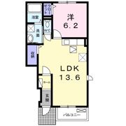メゾン ソラリアAの間取り画像