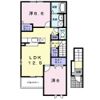 メゾンアンソレイエⅡの間取り画像