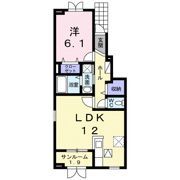 サンフィオーレ三本柳の間取り画像