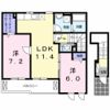レヴェランスBの間取り画像
