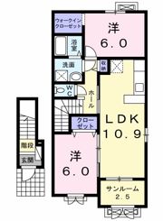 ルナソールの間取り画像