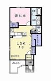 サム コート Ⅱの間取り画像