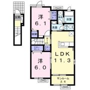 ペスケートⅠの間取り画像