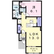 クライスCの間取り画像