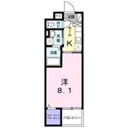 エクセレントⅢ藤田の間取り画像