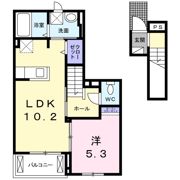 サンパティークⅡの間取り画像