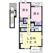 ブイ．ピースBの間取り画像