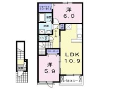シャン ドゥ フルール Aの間取り画像