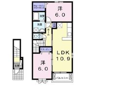 シャン ドゥ フルール Bの間取り画像