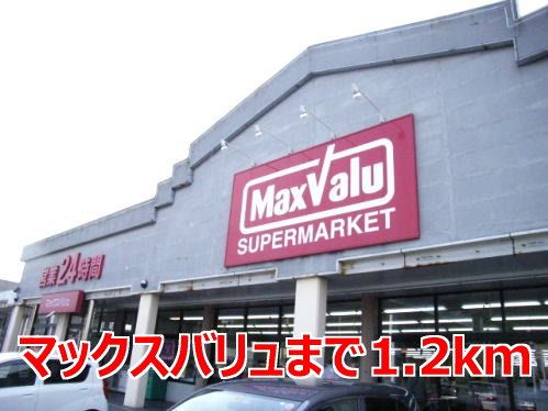 近くのマックスバリュまで1,200m(徒歩15分)