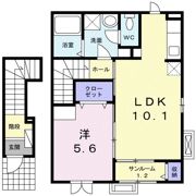 ジーンス舞崎の間取り画像